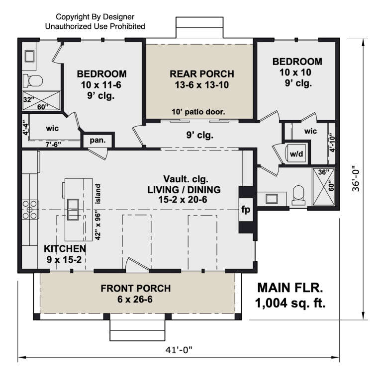 House Plan House Plan #34493 Drawing 1
