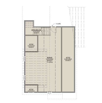 Bonus Room for House Plan #7112-00010