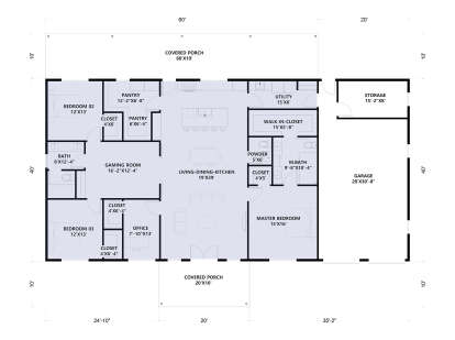 Main Floor  for House Plan #625-00049