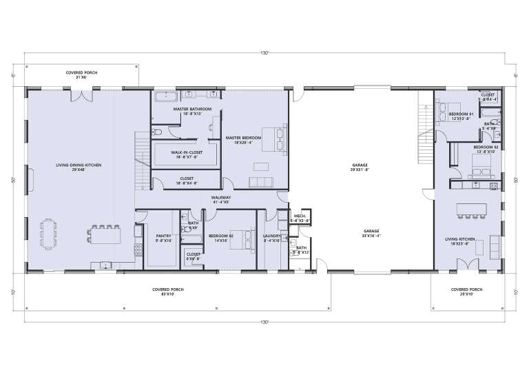 House Plan House Plan #34498 Drawing 1