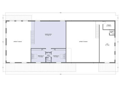 Second Floor for House Plan #625-00051