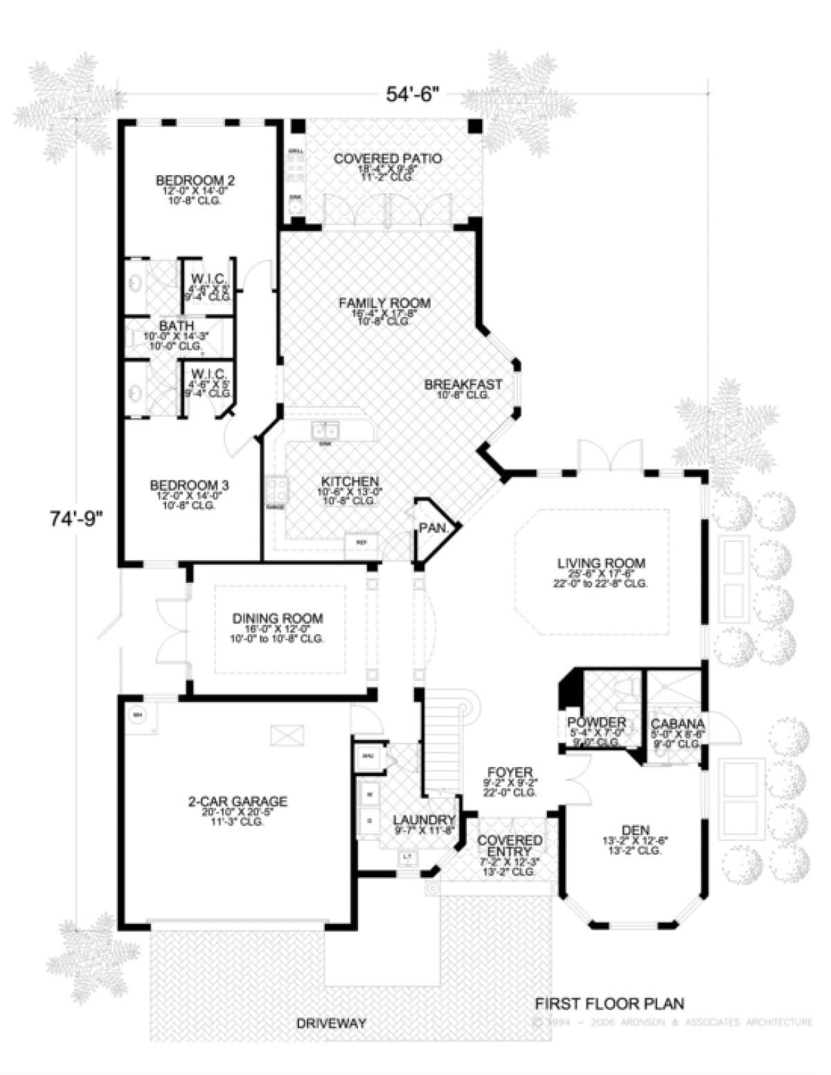 Floorplan 1 for House Plan #168-00047