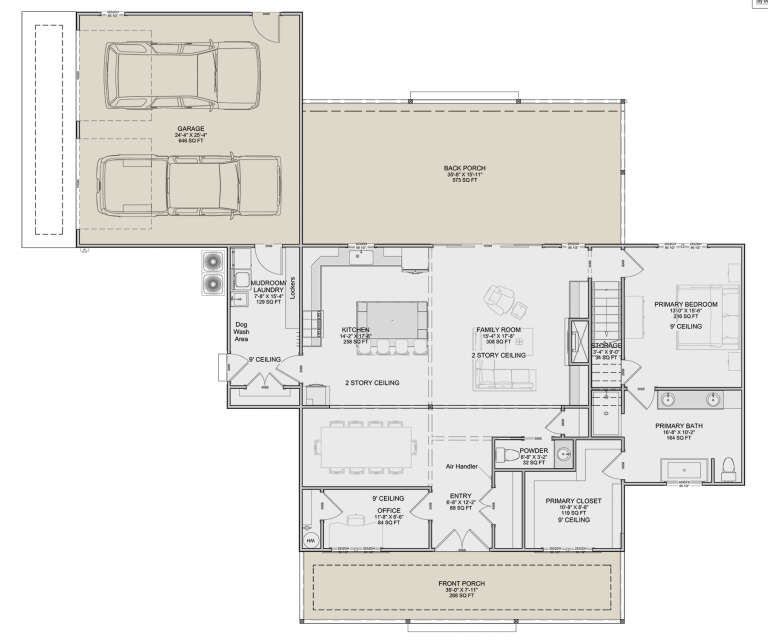 House Plan House Plan #34501 Drawing 1