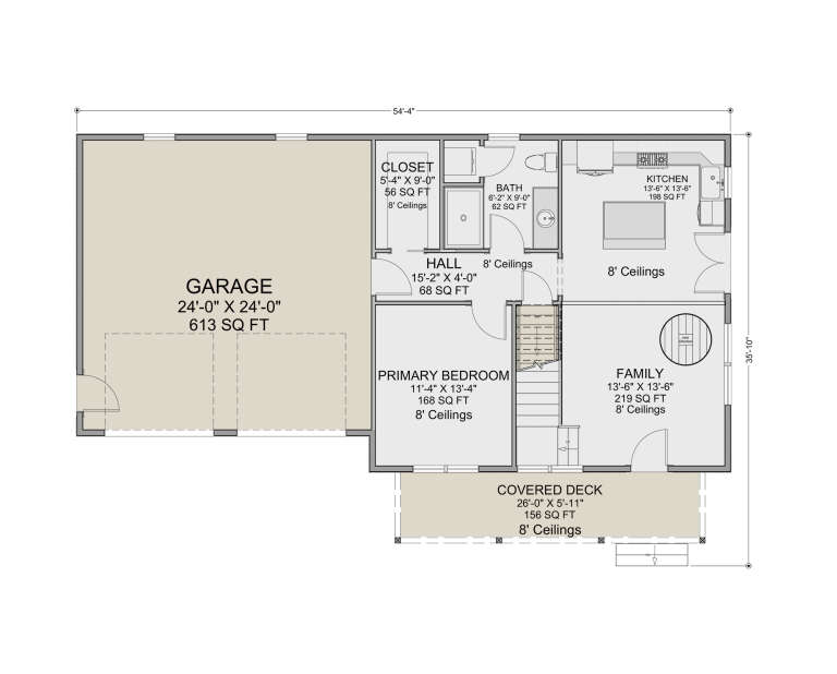 House Plan House Plan #34503 Drawing 1