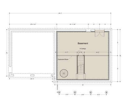 Basement for House Plan #7112-00013