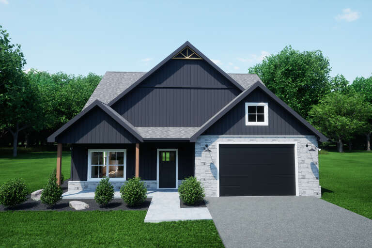 House Plan House Plan #34505 Front Elevation 