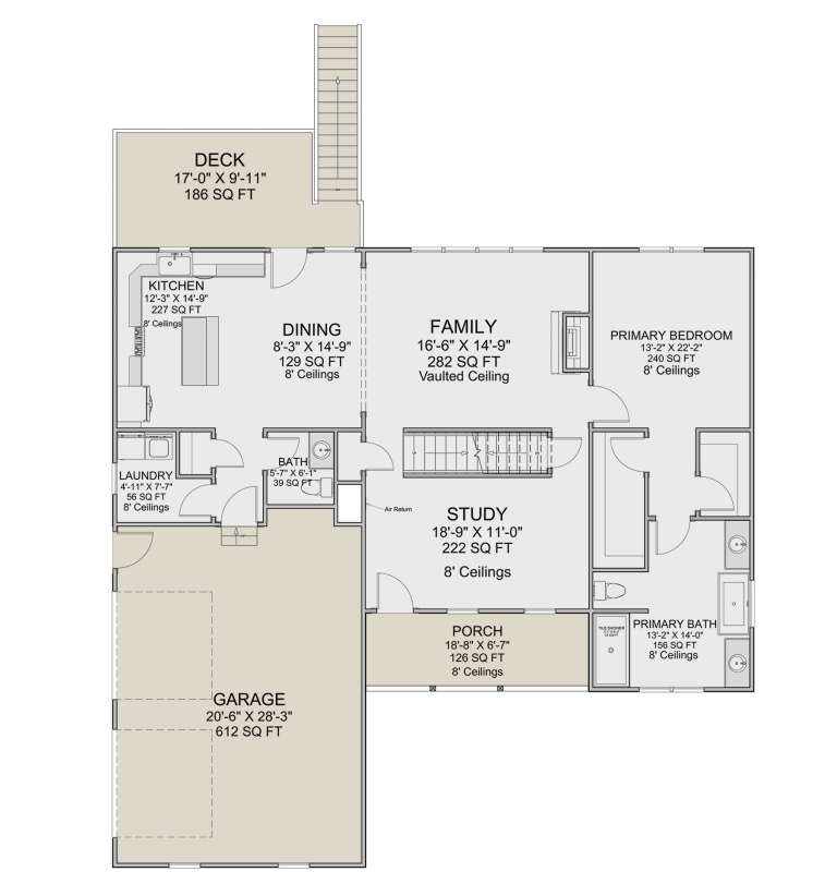 House Plan House Plan #34506 Drawing 1