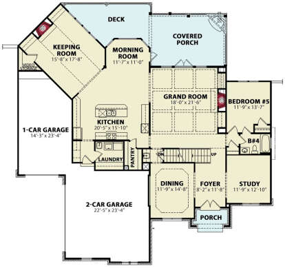 Main Floor for House Plan #699-00494