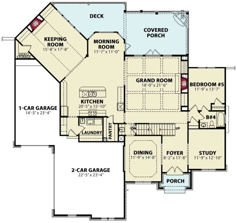House Plan House Plan #34507 Drawing 1