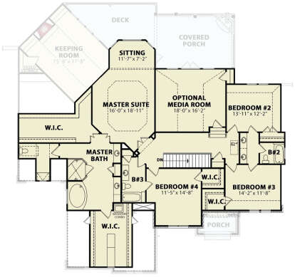 Second Floor for House Plan #699-00494