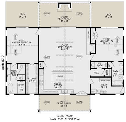 Main Floor for House Plan #940-01362
