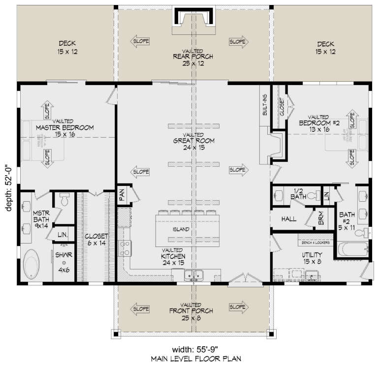 House Plan House Plan #34508 Drawing 1