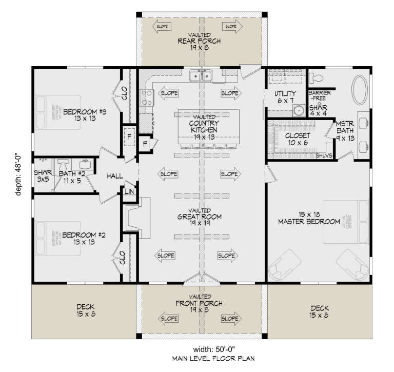 House Plan House Plan #34509 Drawing 1