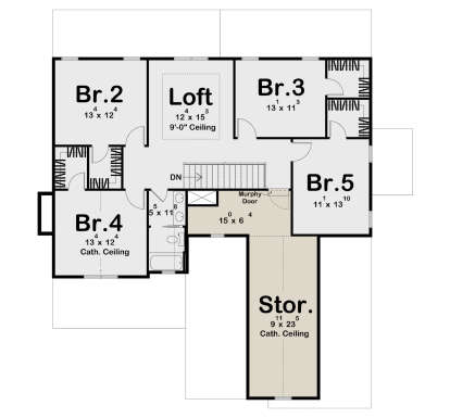 Second Floor for House Plan #963-01208