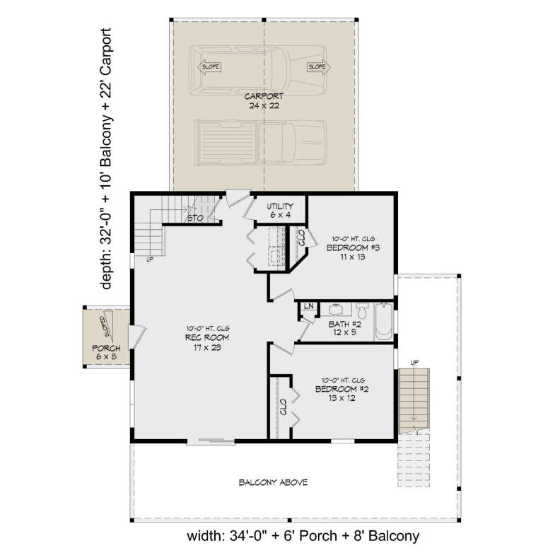 House Plan House Plan #34513 Drawing 1