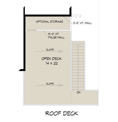 Open Deck  for House Plan #940-01366