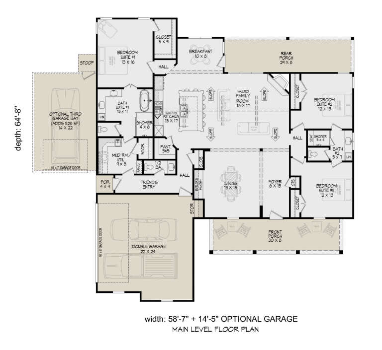 House Plan House Plan #34517 Drawing 1