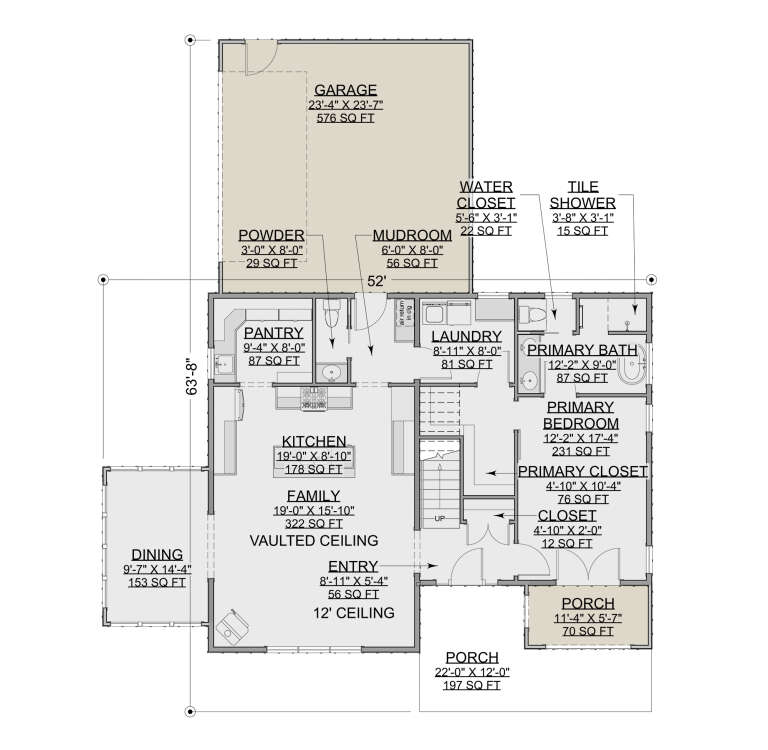 House Plan House Plan #34525 Drawing 1