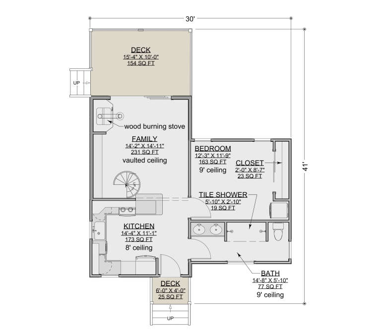 House Plan House Plan #34526 Drawing 1