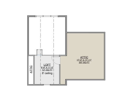 Loft for House Plan #7112-00018