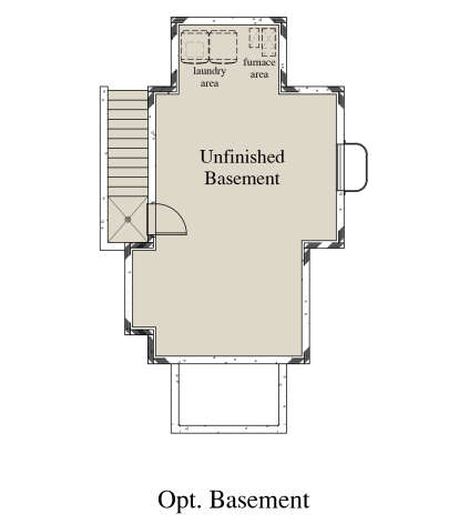 Basement for House Plan #2524-00001