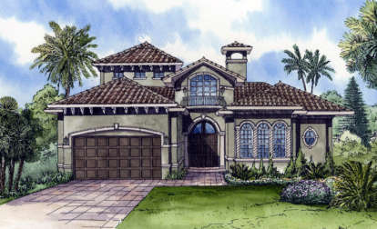 3 Bed, 4 Bath, 4106 Square Foot House Plan - #168-00049