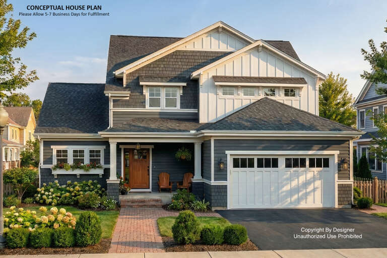 House Plan House Plan #34530 Front Elevation 