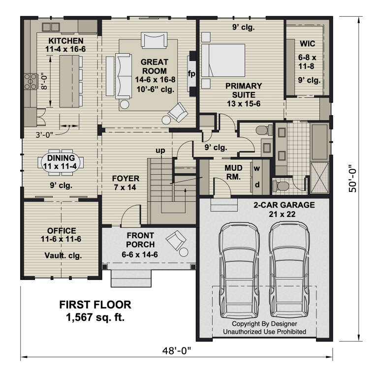 House Plan House Plan #34531 Drawing 1