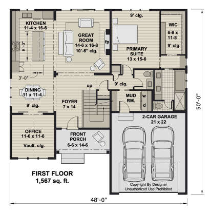 Main Floor  for House Plan #098-00691