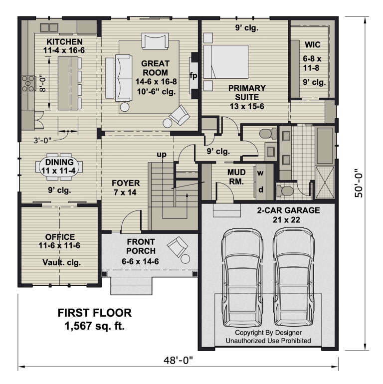 House Plan House Plan #34532 Drawing 1