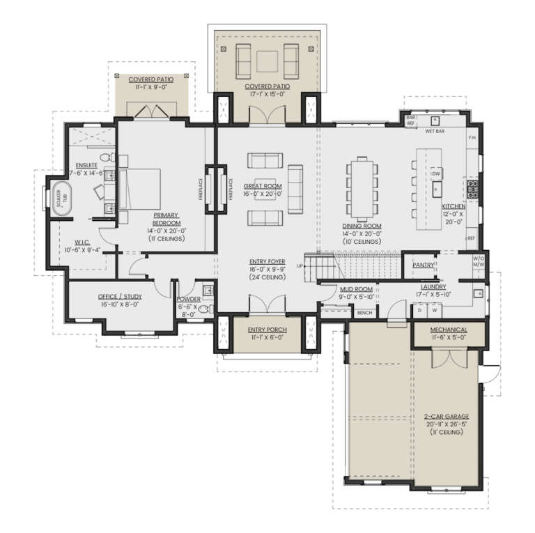 House Plan House Plan #34534 Drawing 1