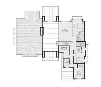 Second Floor for House Plan #2452-00021