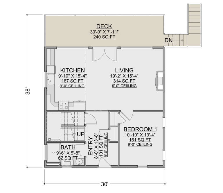 House Plan House Plan #34538 Drawing 1
