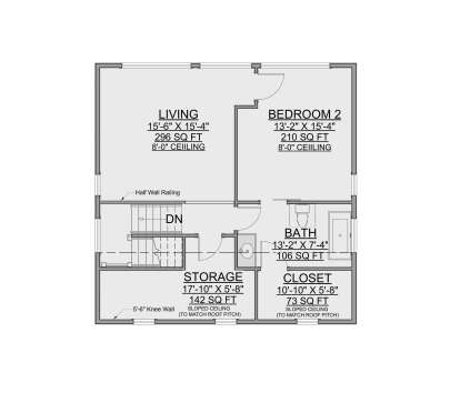 Second Floor for House Plan #7112-00021