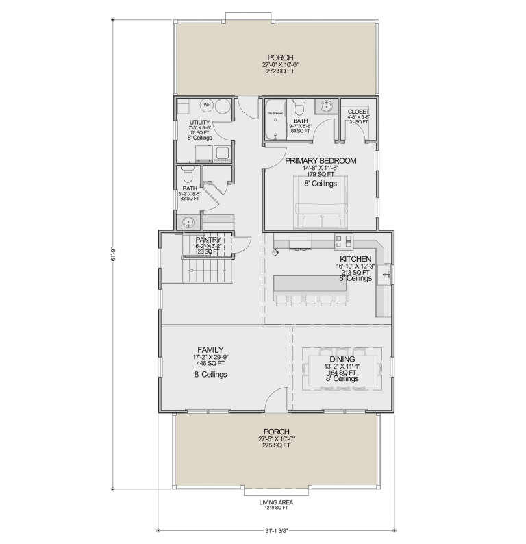 House Plan House Plan #34539 Drawing 1