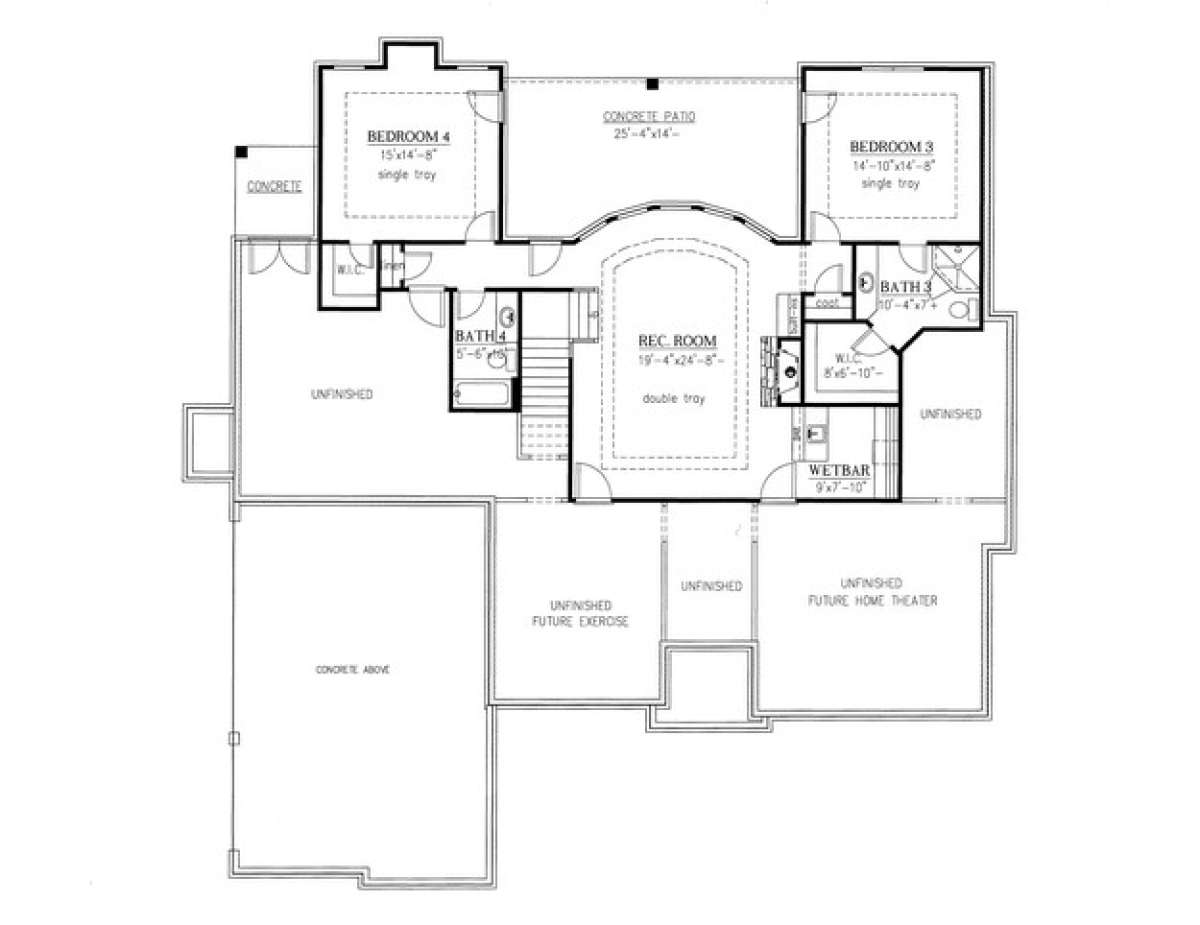 Floorplan 1 for House Plan #286-00005