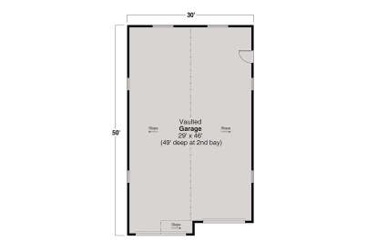 Garage Floor for House Plan #035-01203