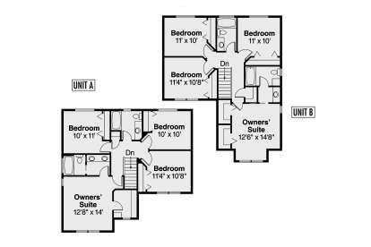 Second Floor for House Plan #035-01206