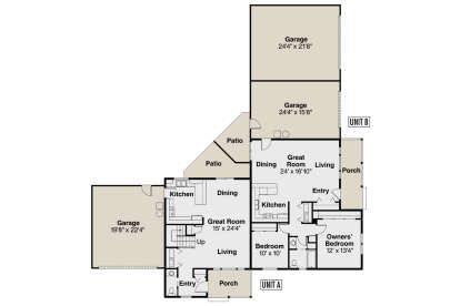 Main Floor  for House Plan #035-01208
