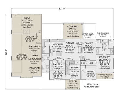 Main Floor  for House Plan #7112-00023