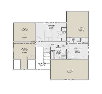 Second Floor for House Plan #7112-00024