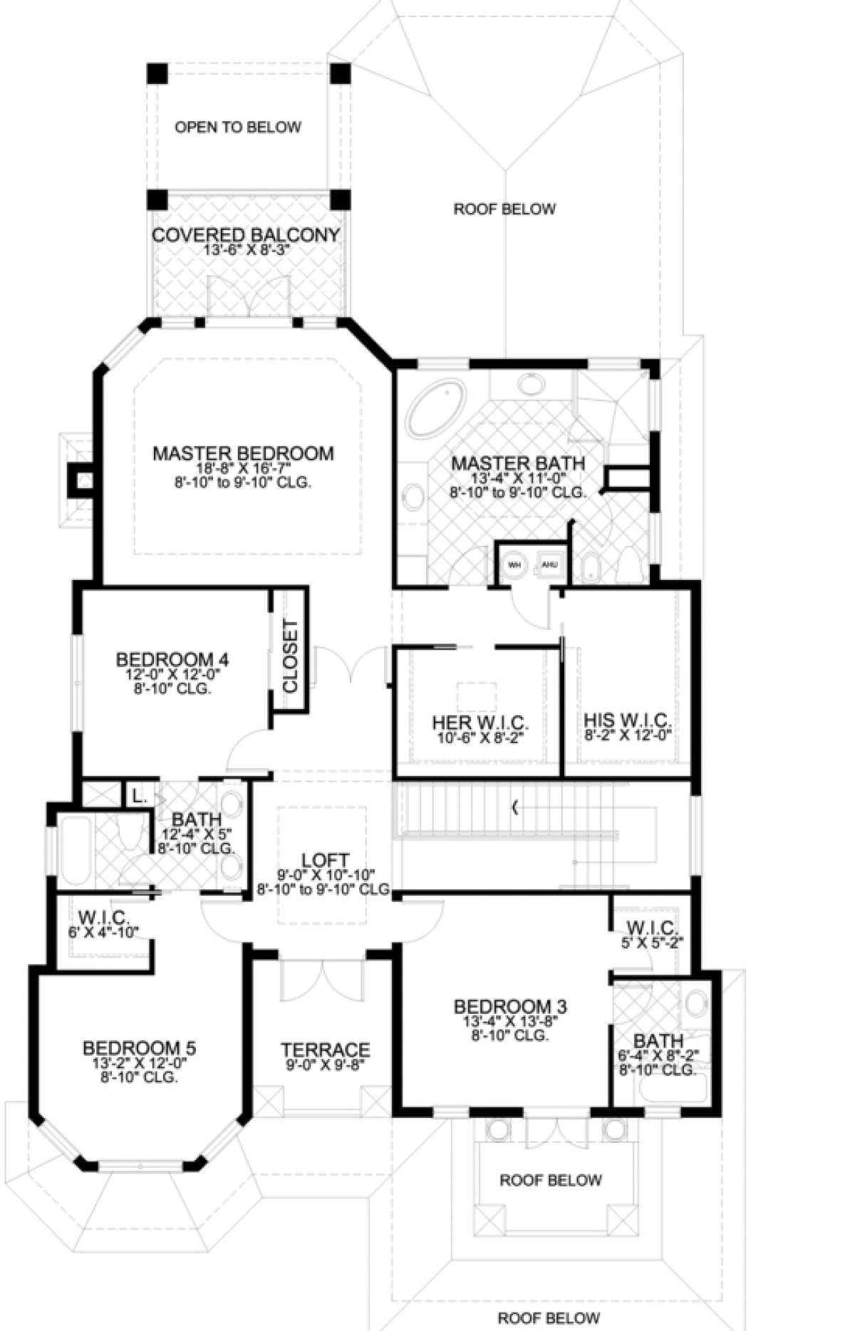 Floorplan 2 for House Plan #168-00050
