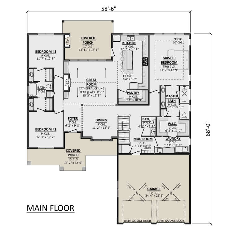 House Plan House Plan #34551 Drawing 1