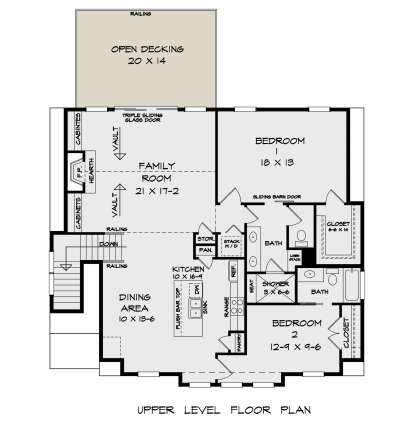 Second Floor for House Plan #6082-00232