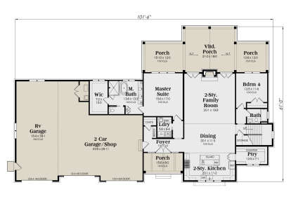 Main Floor  for House Plan #009-00475