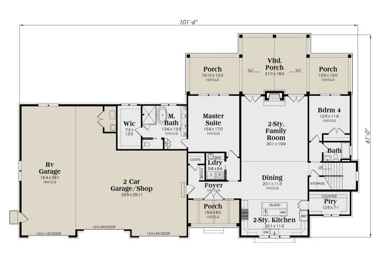 House Plan House Plan #34554 Drawing 1