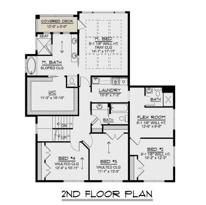 Second Floor for House Plan #5032-00399