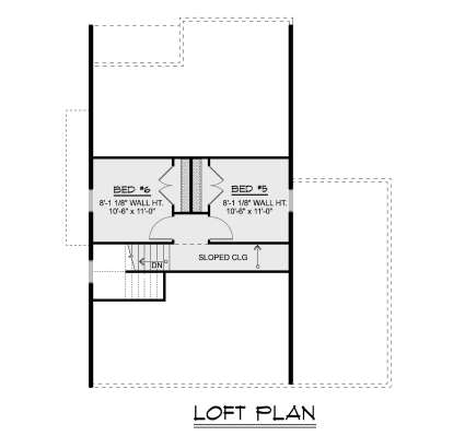 Loft for House Plan #5032-00399