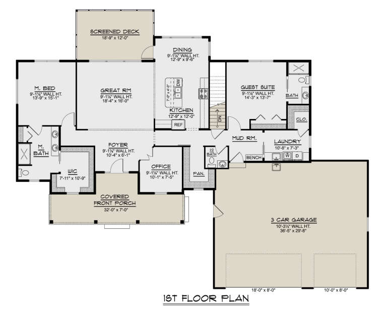 House Plan House Plan #34559 Drawing 1