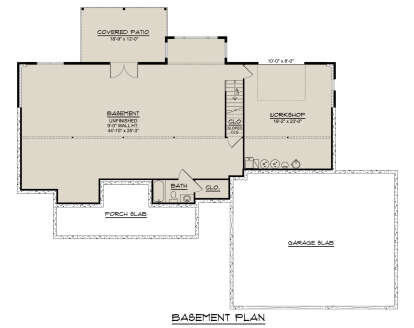 Basement for House Plan #5032-00400